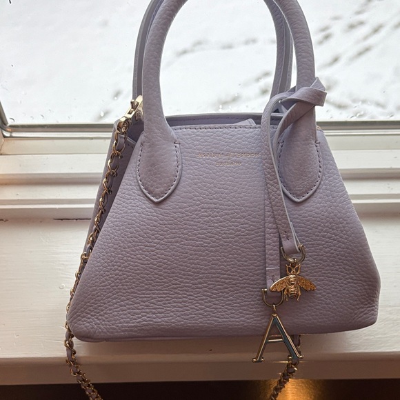 Aspinal of London lavender shoulder bag - Picture 3 of 7